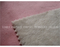 100% POLY KNITTED SOFT SHORT FLOSS FABRIC FOR GARMENT TEXTILE